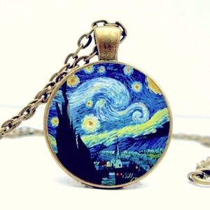 🍏50% OFF/3+...Van Gogh "The Starry Night" Necklace